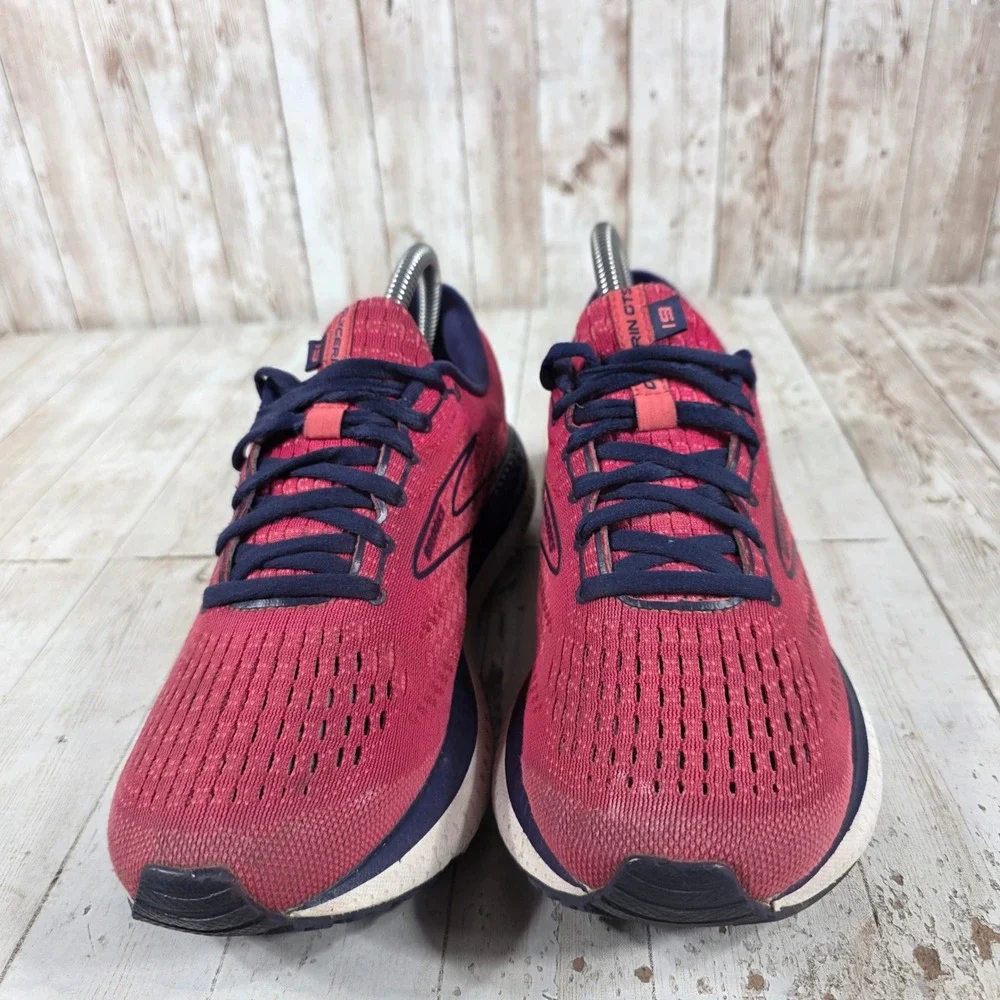 Brooks Glycerin GTS 19 Womens 9 Running Shoes Berry Pink Purple 1203441B623